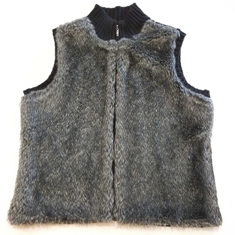 Great Northwest Faux Fur Vest Size Large